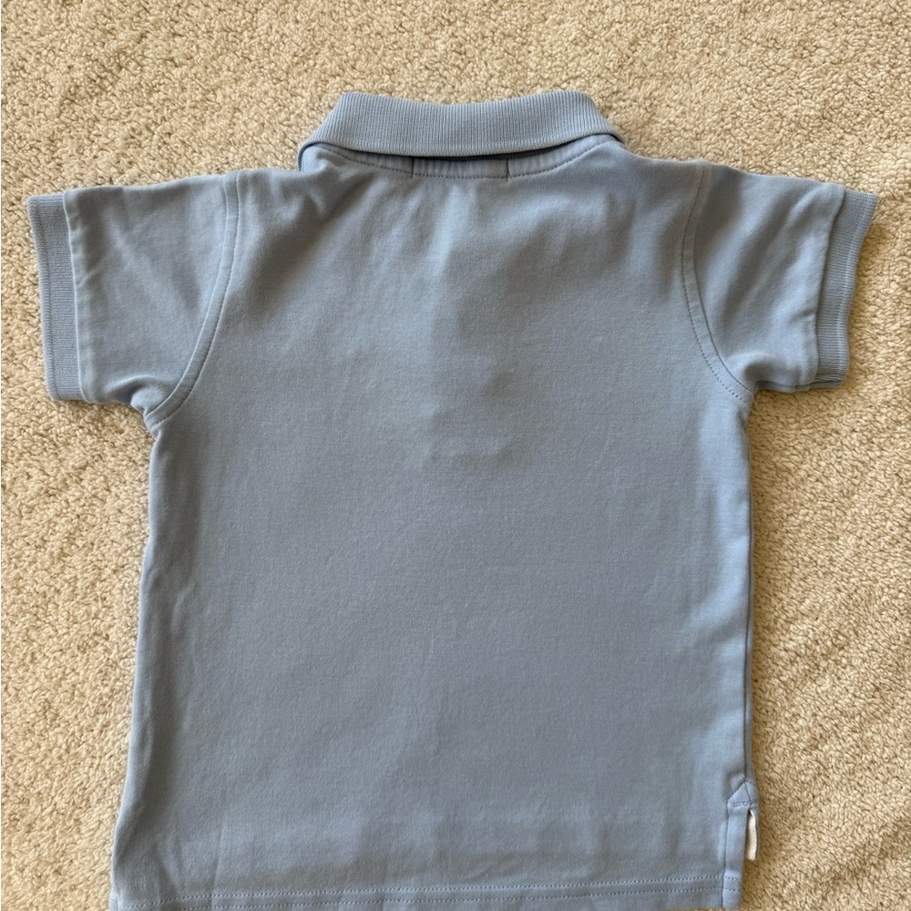 The Beaufort Bonnet Company Prim & Proper Polo in Periwinkle Blue Size 2T - Picture 7 of 8